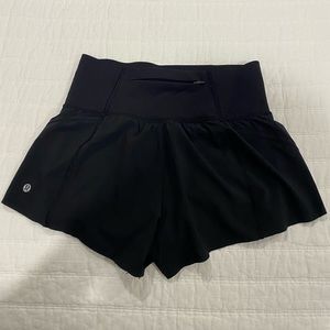 Lululemon black workout shorts. EUC size 8
